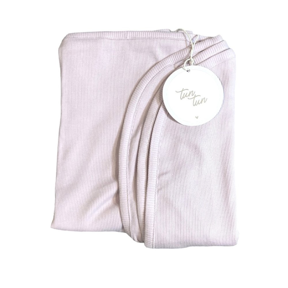 Tun Tun Baby Ribbed Blanket CR013VA Lilac OS New